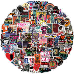 100 autocollants mignons imperm�ables pour valise, gourde, ordinateur - enfants