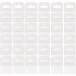 100 �tiquettes adh�sives transparentes pour suspension, r�sistantes et auto - adh�sives, avec trou de ...