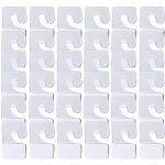 100 �tiquettes adh�sives transparentes pour suspension, r�sistantes et auto - adh�sives, avec trou de ...