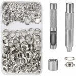 100 oeillets kit oeillets outils m�talliques oeillet kit 14mm oeillet oeillet kit pour toile b�che tente ...