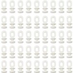 100 pcs glisseurs pour rail � rideaux crochet de tringle � rideau coulissant crochet de rideau rail glisseur ...