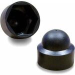 100 pi�ces - cache vis �crou de protection m8 clef de 13 mm - plastique noir - fah113 - l