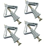 100 pi�ces chevilles pour plaque de pl�tre, chevilles avec vis pour plaques de pl�tre, fixations murales ...