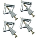 100 pi�ces chevilles pour plaque de pl�tre, chevilles avec vis pour plaques de pl�tre, fixations murales ...