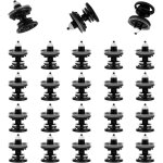 100 pices clips de fixation pour voiture, clips de fixation de panneau de porte de voiture, rivets clips ...