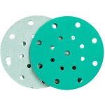 100 pi�ces disques abrasifs vert ? 17 trous ? � 150 mm ? grain 80 ? pour ponceuses orbitales al�atoires ...