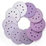 100 pi�ces disque de pon�age 125mm tour disques abrasifs 60 80 100 120 180 220 240 320 400 800 grain, ...