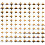 100 pi�ces drippers d�tachables 2l pour arrosage goutte - � - goutte, compatibles tuyaux 4 / 7mm