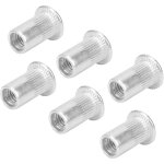 100 pi�ces �crous � rivets aveugles �crous en aluminium m5 �crous � rivets inserts �crous � rivets filet�s ...