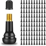 100 pi�ces tr414 valve pneu voiture, valve de roue, valves en caoutchouc voiture universelles, valves ...
