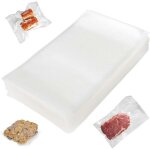 100 sacs sous vide alimentaire, sachet film congelation mise poche vide 15cm x 25cm pour machine vide ...