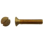 100 vis mtaux tte fraise fendue 8 x 30 mm - din 963 - laiton - d - work
