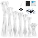 [jamais utilis�]1000 pi�ces collier de serrage, attache c�ble 100 / 150 / 200 / 250 / 300mm de long r�sistant ...