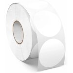 1000 pieces gommettes rondes blanches 38 mm autocollantes pastilles adhsives tiquettes circulaires ...