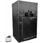 1000w cabine de sauna vapeur sauna maison portable mobile - 2. 5l 100 80 170cm (noir)