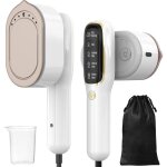 1000w défroisseur vapeur, fer à repasser portable, 2 en 1 défroisseur vapeur de voyage avec 100ml réservoir ... 1000w défroisseur vapeur, fer à repasser portable, 2 en 1 défroisseur vapeur de voyage avec 100ml réservoir ...