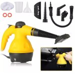 1000w nettoyeur vapeur portable polyvalent, mini nettoyage nettoyant, avec 9 accessoires pour �liminer ...