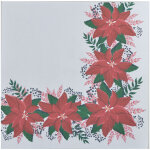 Lot de 20 serviettes en papier poinsettias