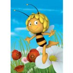 1001kdo - maya l'abeille - tapis ou descente de lit maya 95 x 133 cm