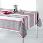 Douceur d'int�rieur - nappe rectangle 140x200cm feliz corail