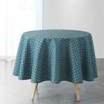 Douceur d'intérieur - nappe ronde 180 cm artchic bleu Douceur d'intérieur - nappe ronde 180 cm artchic bleu