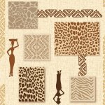 Douceur d'int�rieur - nappe toile cir�e au m�tre anaba naturel