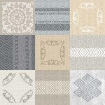 Douceur d'intrieur - nappe toile cire au mtre artemis naturel