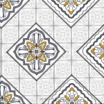 Nappe toile cir�e au m�tre malaga gris