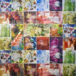 Nappe toile cire au mtre noel chic