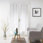 Douceur d'intrieur - paire de voile passe tringle 70x240cm milza blanc