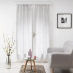 Douceur d'intrieur - paire de voile passe tringle 70x240cm milza gris