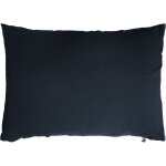 L'effet papillon - taie d'oreiller double gaze coton gaia 50 x 70 cm bleu marine