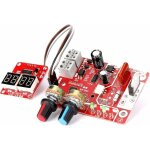 (100a) panneau de commande de soudeuse par points, panneau de contr�le du temps et du courant avec affichage ...