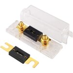 100a porte - fusible anl 100a anl fusible lame d'or voiture automobile l'audio puissance s�curit� prot�ger ...