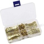 100pcs cintre photo attache cadre accroche tableau photo crochet en metal dor�e solide et durable - crochet ...