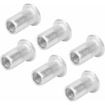 100pcs ecrou a sertir m5, �crou � sertir alu um, �crou � rivet filet� � t�te plate, rivet nuts m5 de ...