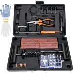 100pcs kit de reparation de pneu moto professionnel meche pneu kit crevaison r�paration pneu tubeless ...