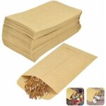 100pcs sacs en papier kraft marron 10 x 6 cm sac alimentaire pochette kraft graines sachet recyclable ...