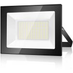 100w projecteur led exterieur 10000lm 6500k spot led ext�rieur ip66 blanc froid pour patio, garage, jardin, ...
