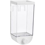 Mediawave store - 10243 bidon distributeur 1 kg distributeur de crales noix et lgumes couleur: blanc ...