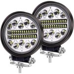 102w led travail lumi�re offroad conduite antibrouillards, 2pcs rondes led pods spot flood combo lights ...