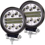 102w led travail lumi�re offroad conduite antibrouillards, 2pcs rondes led pods spot flood combo lights ...