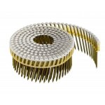 1050 clous rouleaux plats 15 / 16� 2. 3 x 50 crant�s inox a2 bomb�e liaison pvc, 6 rouleaux