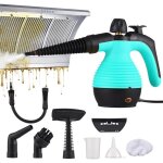 1050w nettoyeur vapeur � main 9 accessoires pour sols, meuble, voiture, salle de bain, fen�tre, cuisine, ...