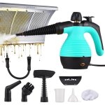 1050w nettoyeur vapeur  main 9 accessoires pour sols, meuble, voiture, salle de bain, fentre, cuisine, ...