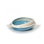 10530 litière ouverte pour chats shuttle à bords relevés anti - projections 45 cm couleur: bleu 10530 litière ouverte pour chats shuttle à bords relevés anti - projections 45 cm couleur: bleu