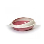 10530 litière ouverte pour chats shuttle à bords relevés anti - projections 45 cm couleur: rose 10530 litière ouverte pour chats shuttle à bords relevés anti - projections 45 cm couleur: rose
