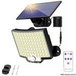 106 led lampe solaire extérieur détecteur de mouvement, 3000lm lumiere solaire exterieur, 3 modes projecteur ... 106 led lampe solaire extérieur détecteur de mouvement, 3000lm lumiere solaire exterieur, 3 modes projecteur ...