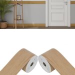 10m plinthe souple large et �paisse, bande d�corative flexible autocollante, profil� de transition de ...