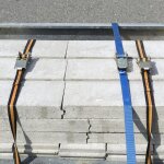 10mx25mm sangle arrimage cliquet sangles cargo 250kg charge travail 2pcs